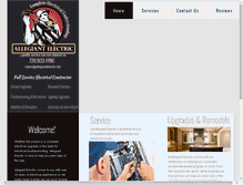 Tablet Screenshot of allegiantelectric.biz